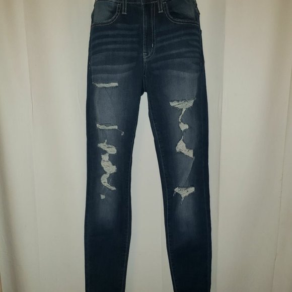 SO Low Rise Ankle Jean Dark Wash - Picture 4 of 11